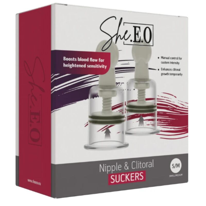 SHE.E.O - VENTOSA PER CAPEZZOLO E CLITORIDE S/M - immagine 5