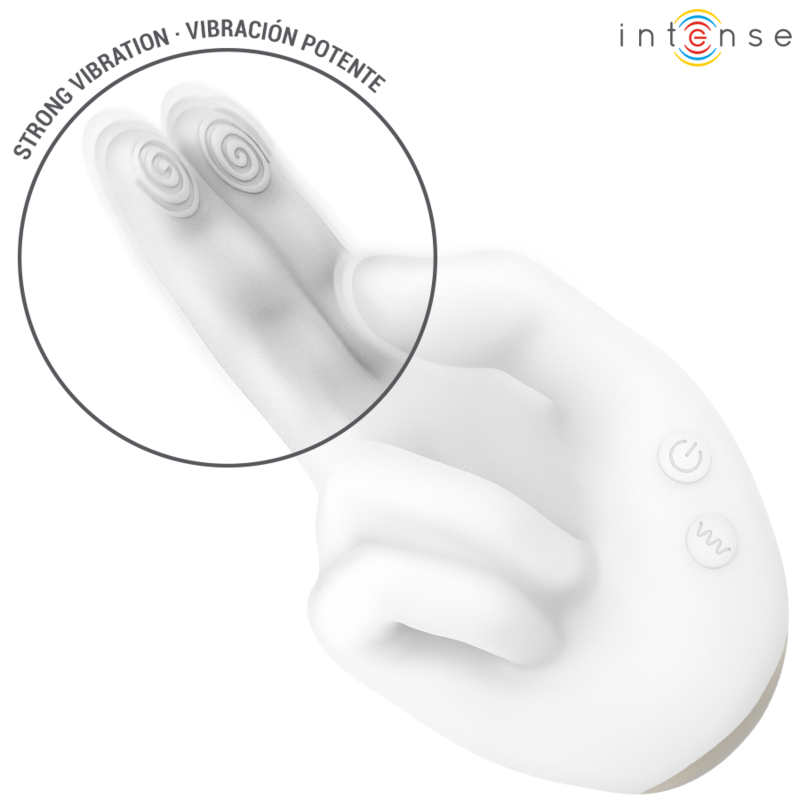 INTENSE - JIMMY STIMOLATORE MULTIFUNZIONE A FORMA DI MANO CON VIBRAZIONE E CALORE - immagine 5