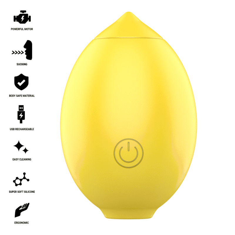 INTENSE - MONI STIMOLATORE CLITORIDE A SUZIONE LEMON
