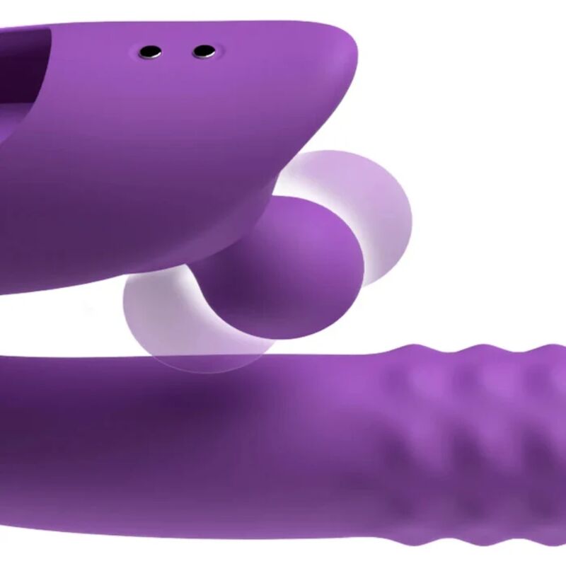 FANTASY FOR HER - HARMONI PRO VIBRATORE A CONIGLIO VIOLA PER LA STIMOLAZIONE DEL PUNTO G E DEL CLITORIDE - immagine 5