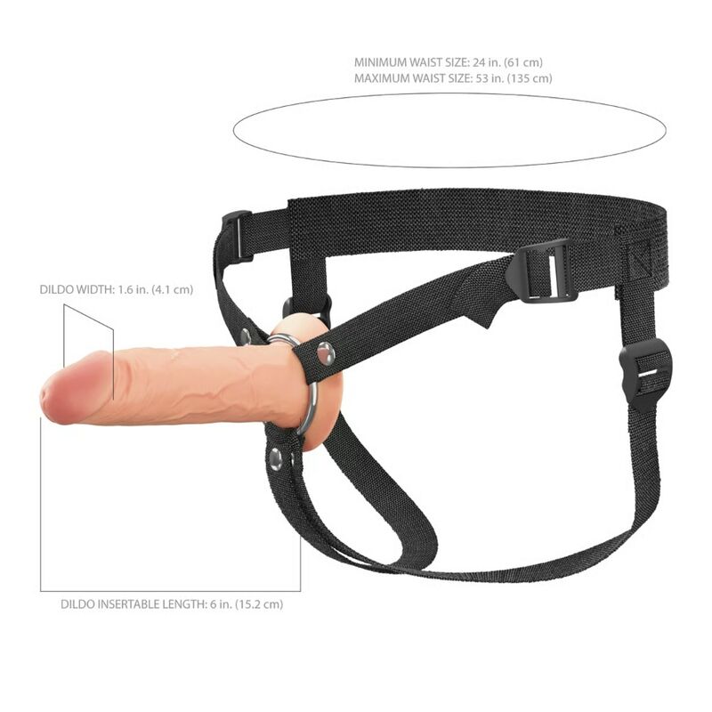 FANTASY X-TENSIONS ELITE - STRAP-ON IN SILICONE CAVO DA 15,2 CM - immagine 5