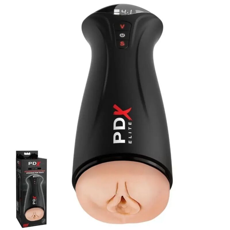 PDX ELITE - MASTURBATORE CON ASPIRAZIONE E VIBRAZIONE INTERMITTENTE FAP-GASM