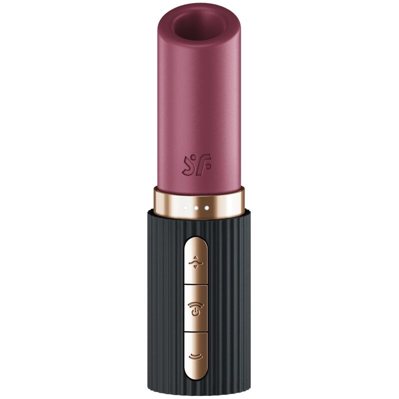 SATISFYER - PRO 2 KISS WAVE STIMOLATORE CLITORIDEO GRANATO / NERO - immagine 2