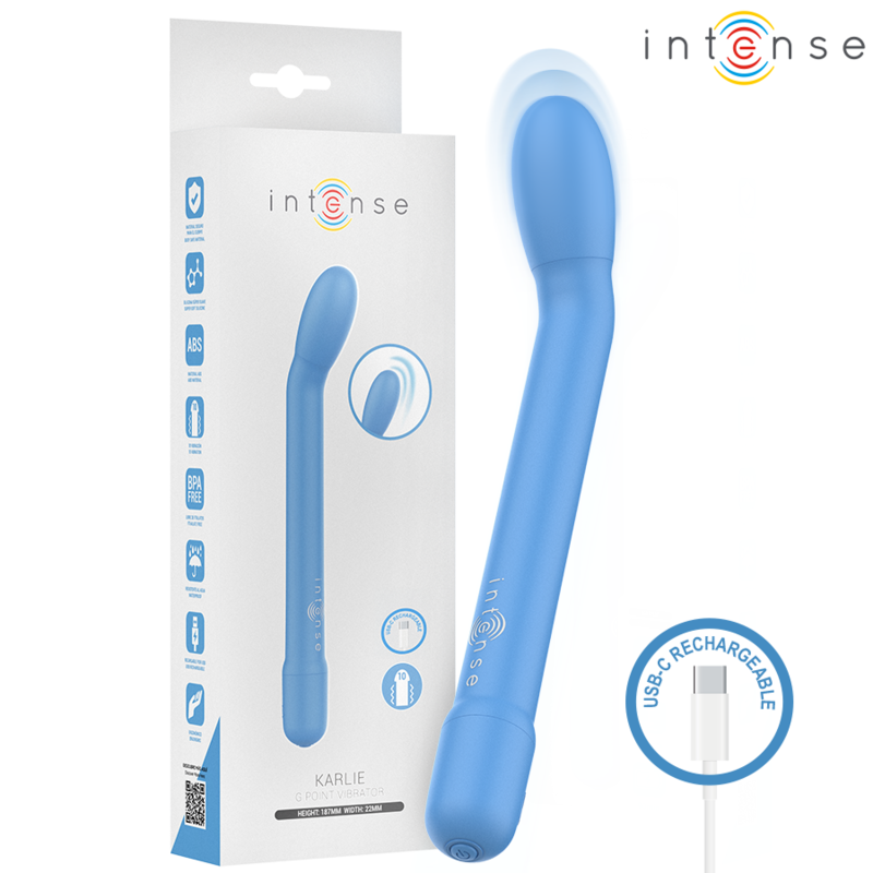 INTENSE - STIMOLATORE PUNTO G BLU
