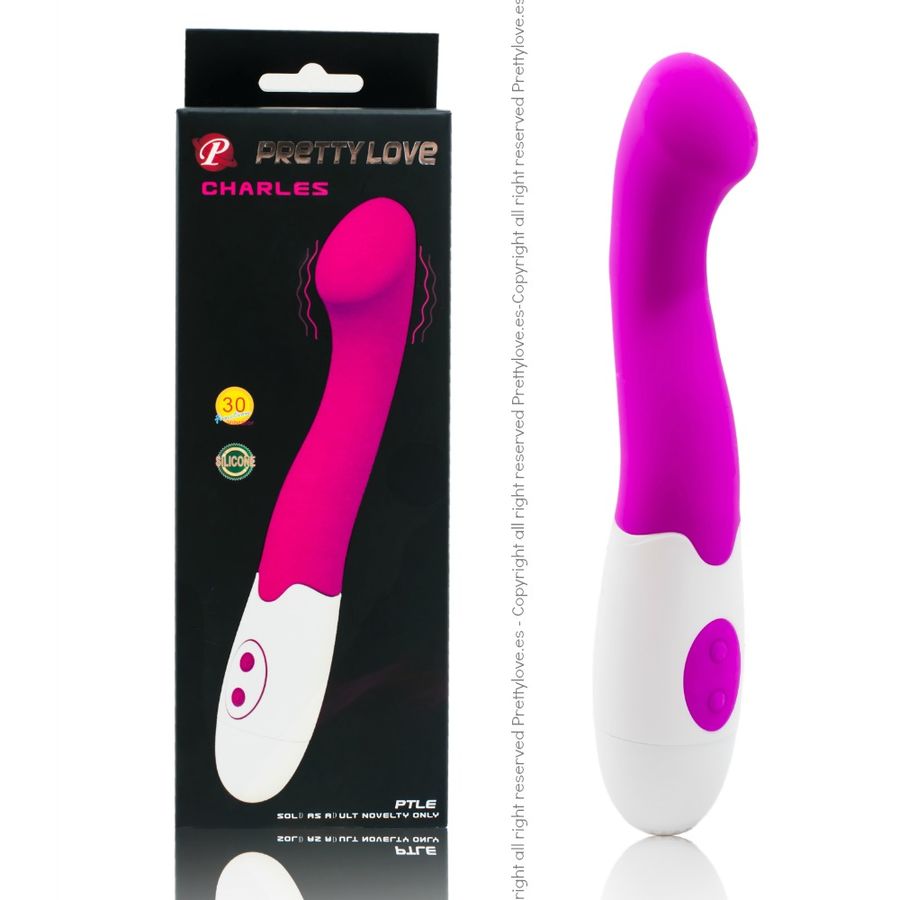 Vibratore Charles – Lilla e Bianco – Pretty Love