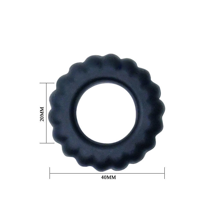 BAILE - COCKRING TITAN NERO 2 CM - immagine 4