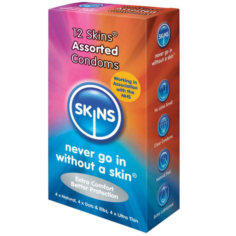 Preservativi Trasparenti – 12 Unità – Skins