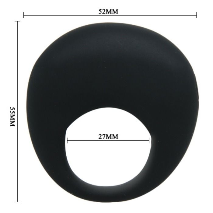 PRETTY LOVE - TRAP ANELLO VIBRATORE NERO - immagine 5