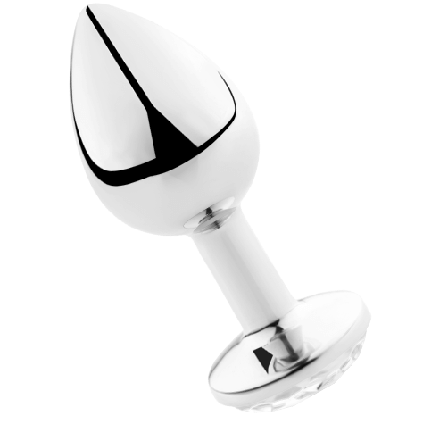 Secretplay Plug Anale in Alluminio. Dettaglio Trasparente 7CM