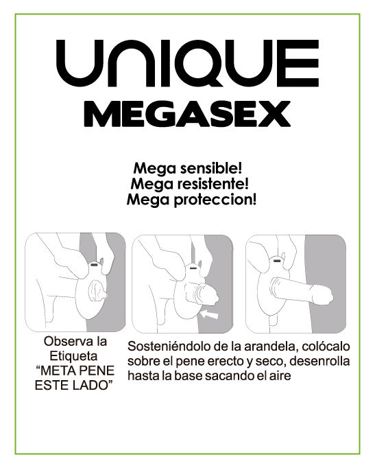 UNIQ MEGASEX LATEX FREE SENSITIVE CONDOMS 3 UNITS - immagine 2
