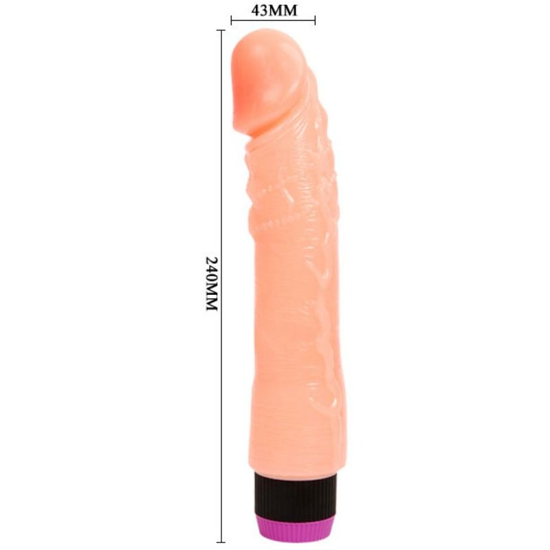 Baile - Vibratore Realistico Flessibile Naturale - 24 CM - immagine 5