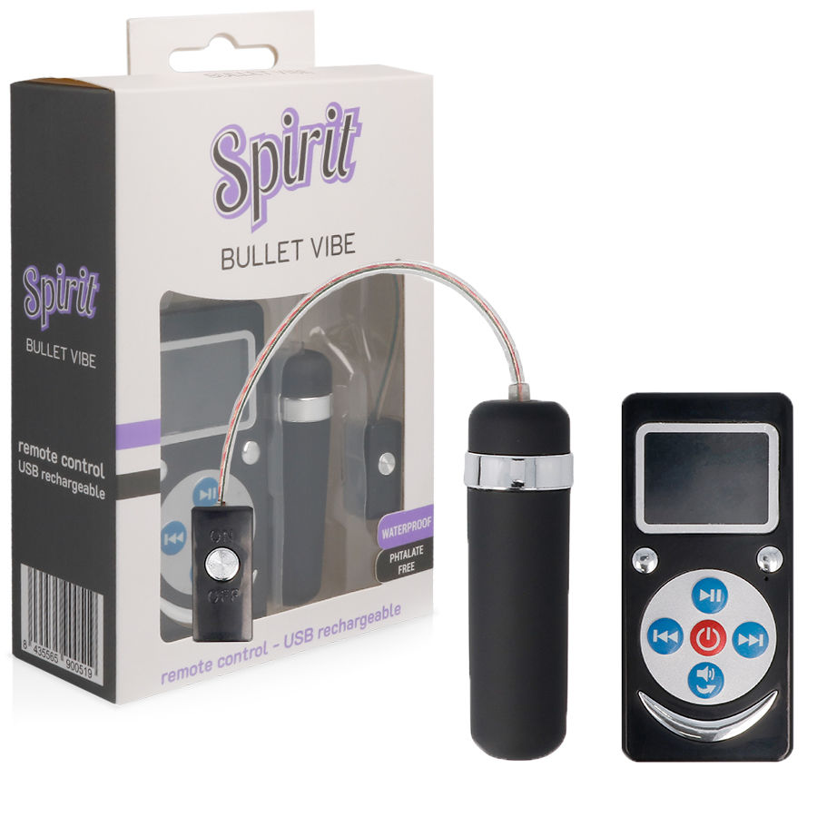 SPIRIT - PROIETTILE VIBRANTE PREMIUM NERO - immagine 3