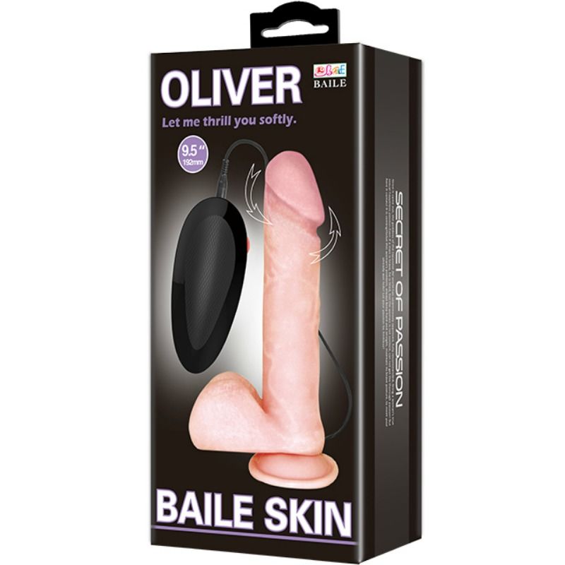 BAILE - VIBRATORE REALISTICO OLIVER CON FUNZIONE DI ROTAZIONE - immagine 3