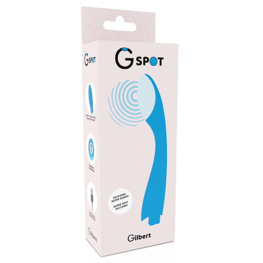 G-SPOT - VIBRATORE  GYLBERT BLU TURCHESE - immagine 5