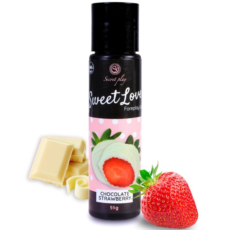 GEL SECRETPLAY DOLCE AMORE FRAGOLA E CIOCCOLATO BIANCO 60 ML