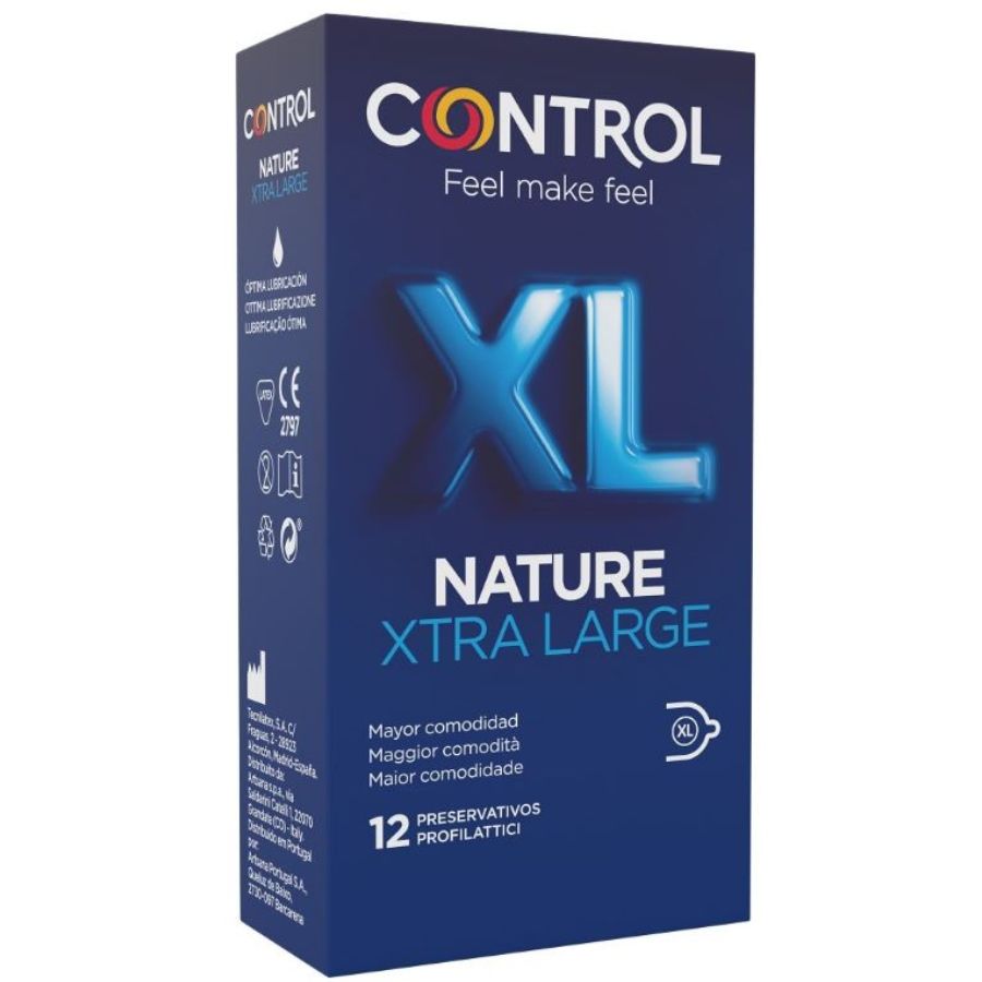 Control - Adapta Nature Xl Condoms - 12 Units