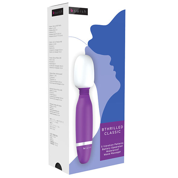 B SWISH BTHRILLED CLASSIC MASSAGER VIOLA - immagine 2