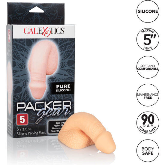 CALEXOTICS - IMBALLAGGIO IN SILICONE PENE 12.75 CM CARNE - immagine 5