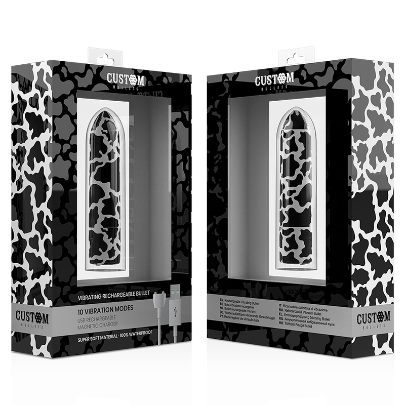 CUSTOM BULLETS - BULLET RICARICABILI MUCCA 10 INTENSITÀ - immagine 3
