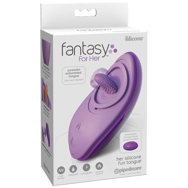 FANTASY FOR HER - LINGUA DIVERTENTE IN SILICONE VIOLA - immagine 5