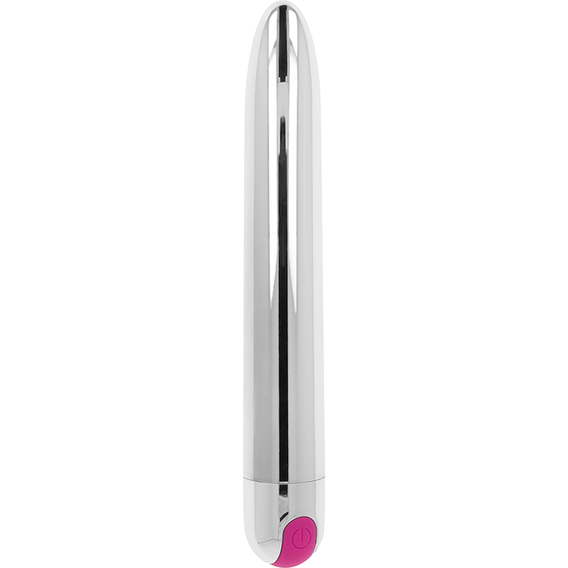 OHMAMA - VIBRATORE ARGENTO RICARICABILE 10 MODALIT 18,5 CM - immagine 2